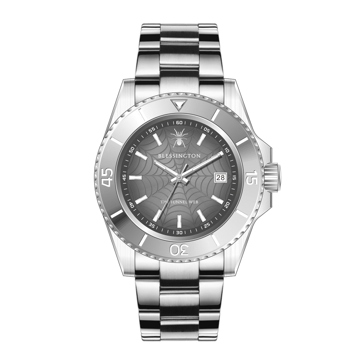 The Funnel Web (Tungsten - 42mm Diver)