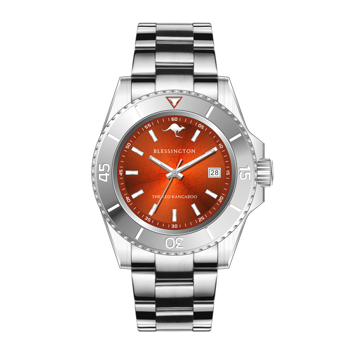 The Red Kangaroo (Tungsten - 42mm Diver)