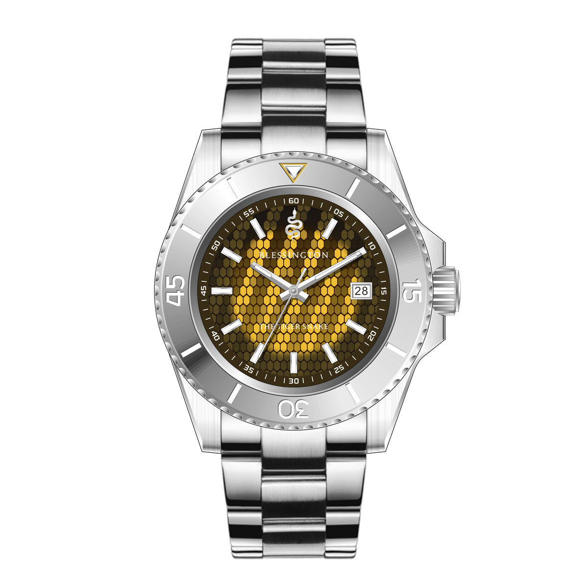 The Tiger Snake (Tungsten - 42mm Diver)