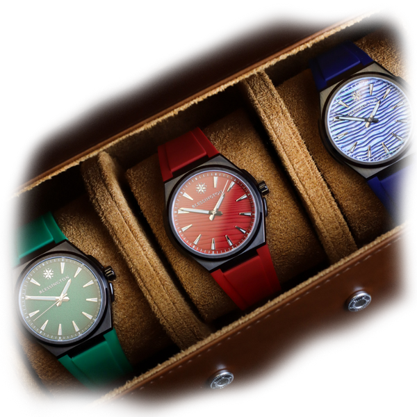 Natural Wonders Collectors Offer - (3 Watches + 1 Leather Roll)