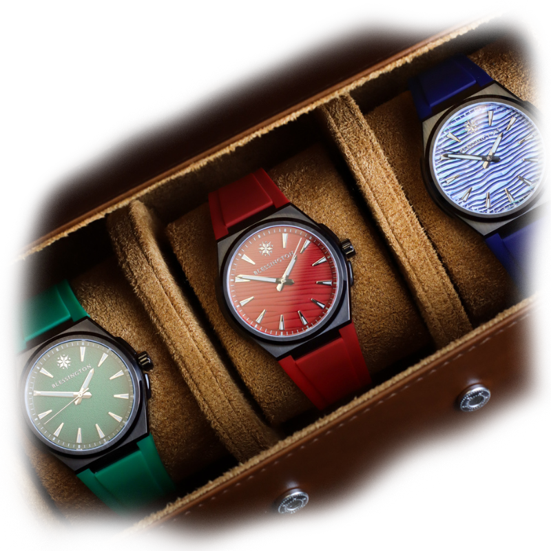Natural Wonders Collectors Offer - (3 Watches + 1 Leather Roll)
